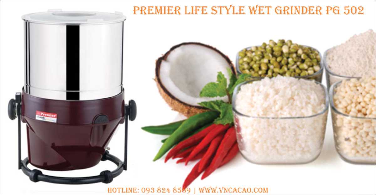 Máy Nghiền Mịn Đa Năng Premier PG-502 Làm Bơ Hạt