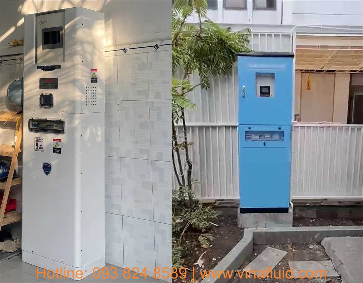 Trạm lưu trữ điện năng lượng mặt trời tích hợp sẵn All-in-One, 10kWh, 16kWh, 32kWh lắp trong nhà hoặc ngoài trời