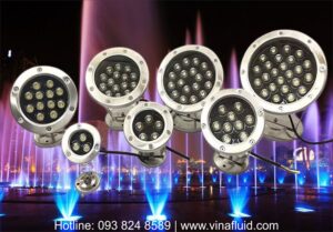 Đèn LED âm nước chân đế
