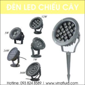 Đèn chiếu cây và đèn cắm cỏ bóng LED điện áp 12/24VAC và 220VAC