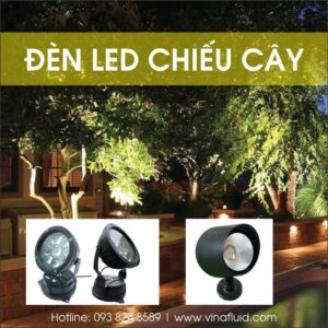 Đèn chiếu cây và đèn cắm cỏ bóng LED điện áp 12/24VAC và 220VAC