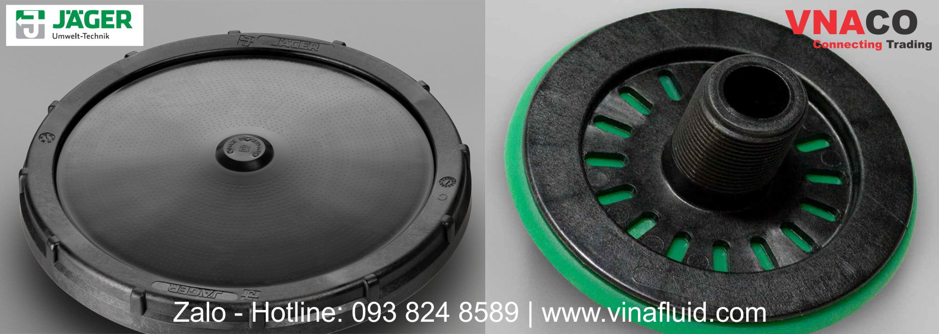 Đĩa phân phối khí mịn JAEGER Đức